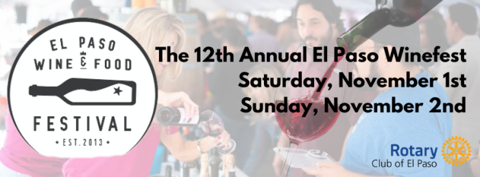Treat yourself and a guest to a weekend of wine, food, and festivities with 2 General Admission Weekend Passes to the El Paso Wine Fest – one of the region’s premier culinary events!