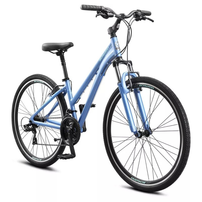 Schwinn Women's Trailway 700c/28" Hybrid Bike.
Lead the way on the Women's Trailway by Schwinn, a road-ready hybrid bike that's versatile enough to meet all your riding needs.